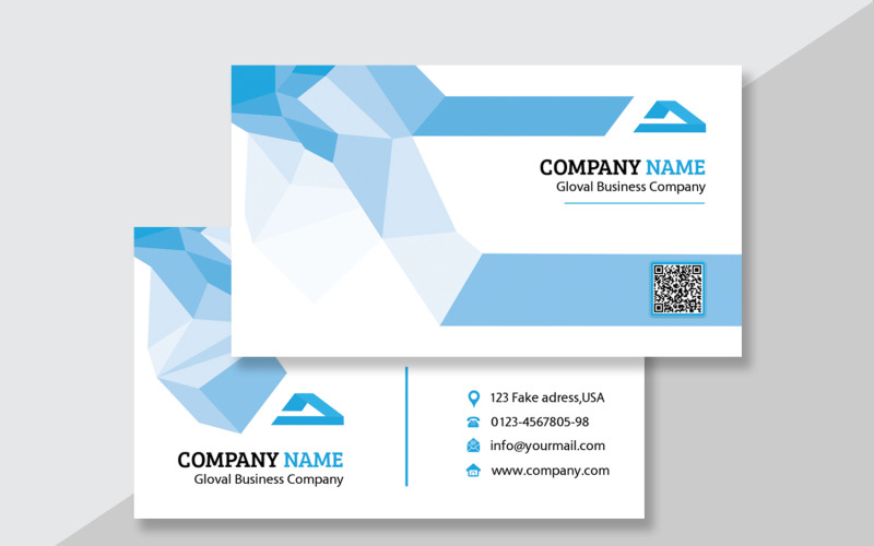 Abstract Business Card Corporate Identity