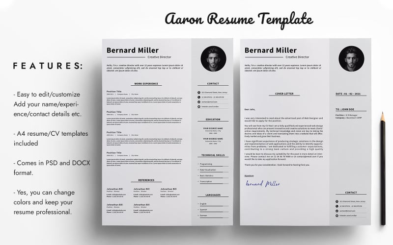 Aron Resume Template