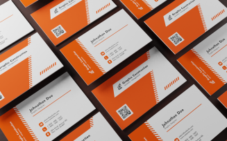 Construction Business Card Corporate