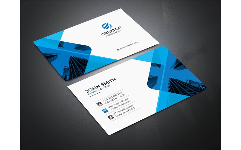Template #166707 Card Corporate Webdesign Template - Logo template Preview
