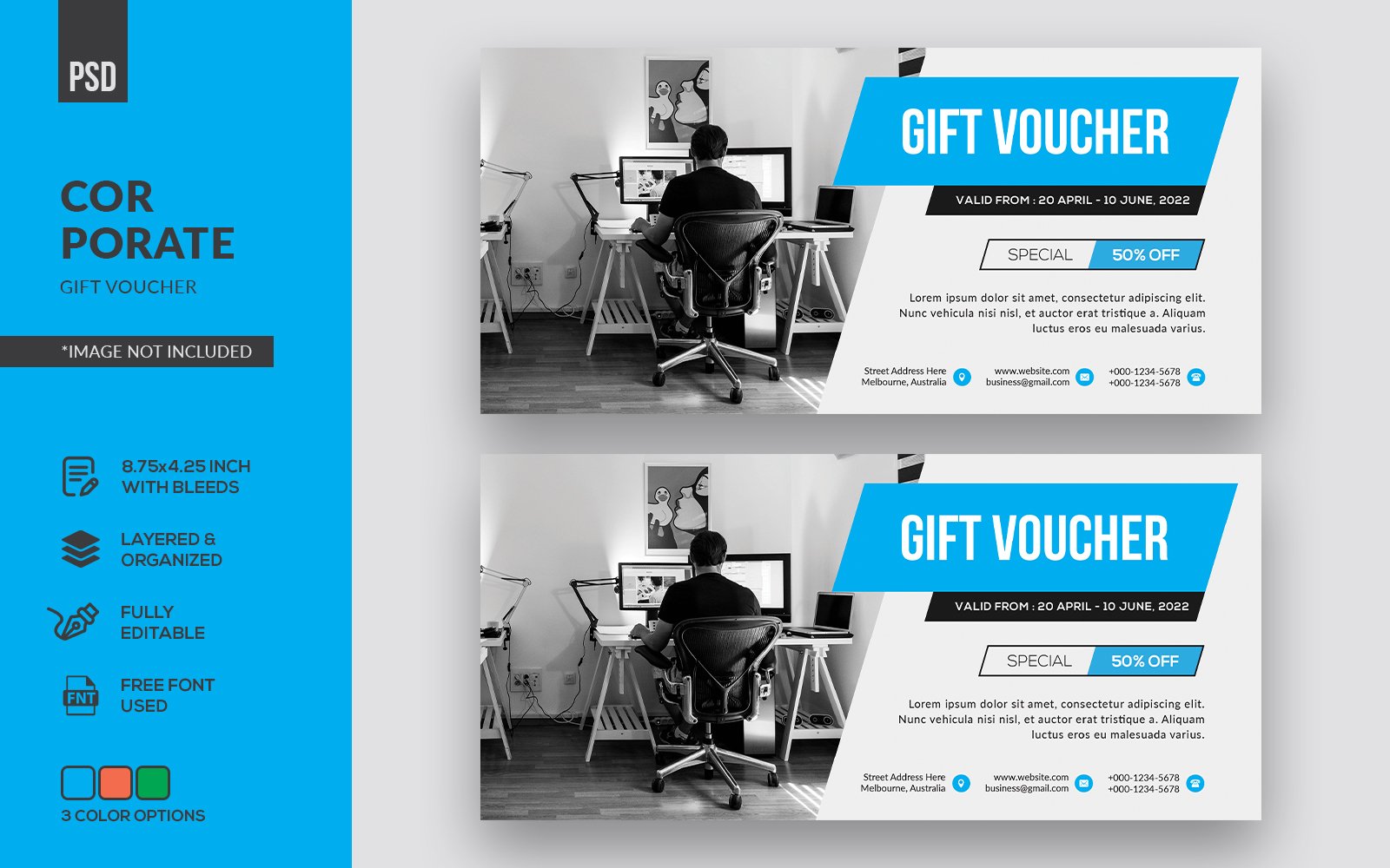 Template #166711 Voucher Gift Webdesign Template - Logo template Preview