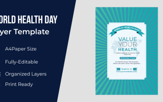 Vector World Health Day Poster