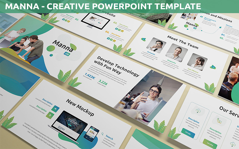 Manna - Creative Powerpoint Template PowerPoint Template