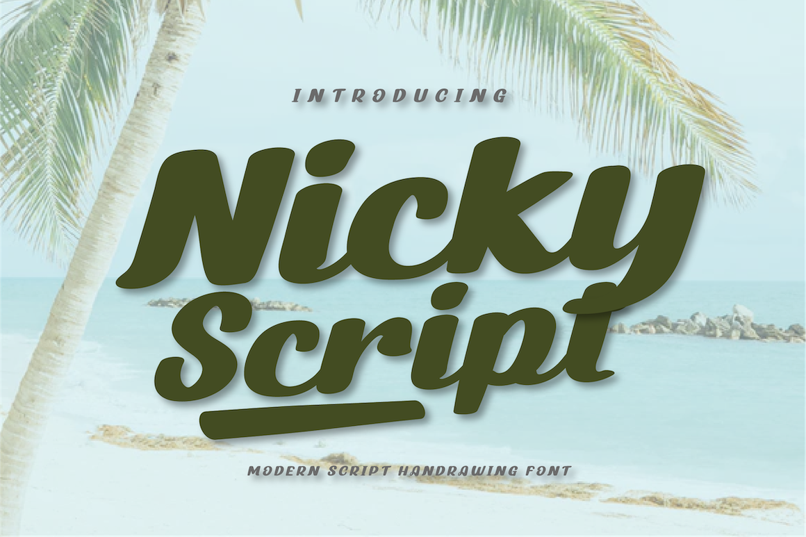 Nicky Cursive Font