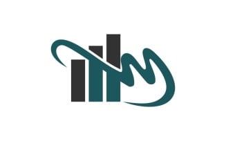 Business Solution Abbreviation M Logo Template