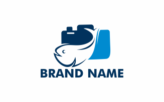 Fish Camera Logo Template
