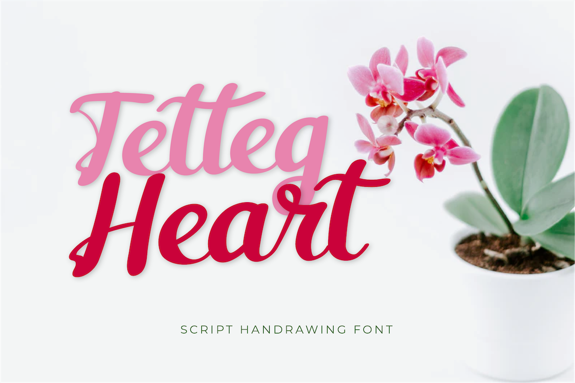 Tetteg Heart Font