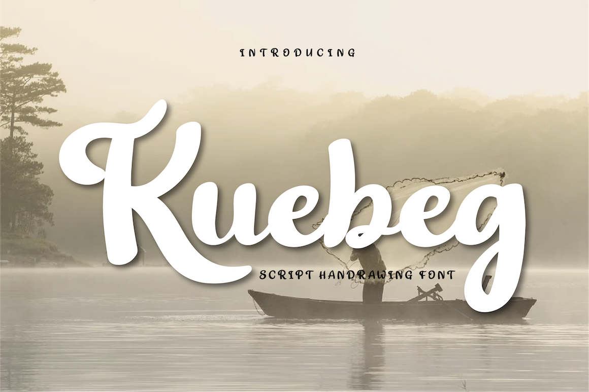 "Kuebeg Font" Lettertype №167108