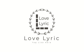Love Lyric Logo Template