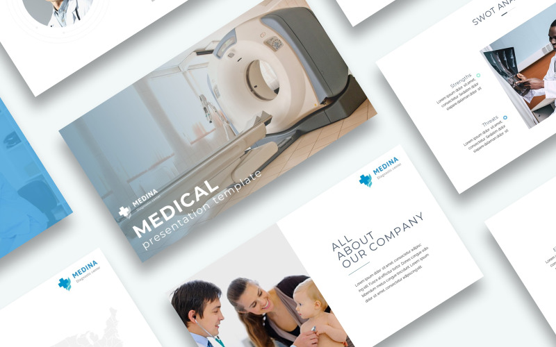 Free Medical Presentation Powerpoint Template PowerPoint Template