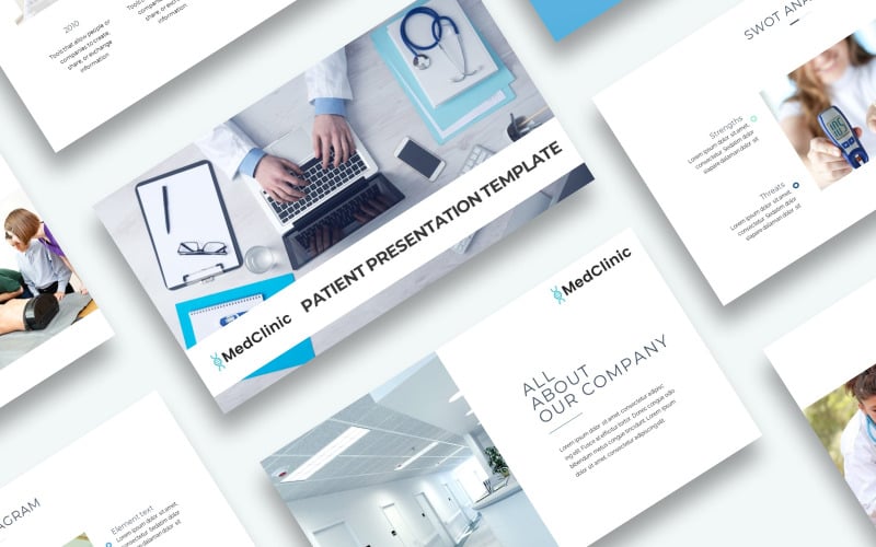 Free Patient Presentation PowerPoint template PowerPoint Template