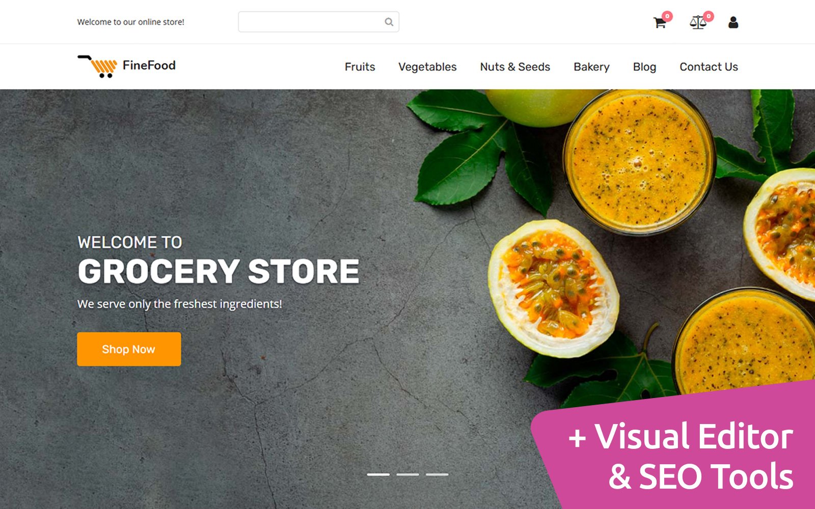 Template #167716 Food Store Webdesign Template - Logo template Preview
