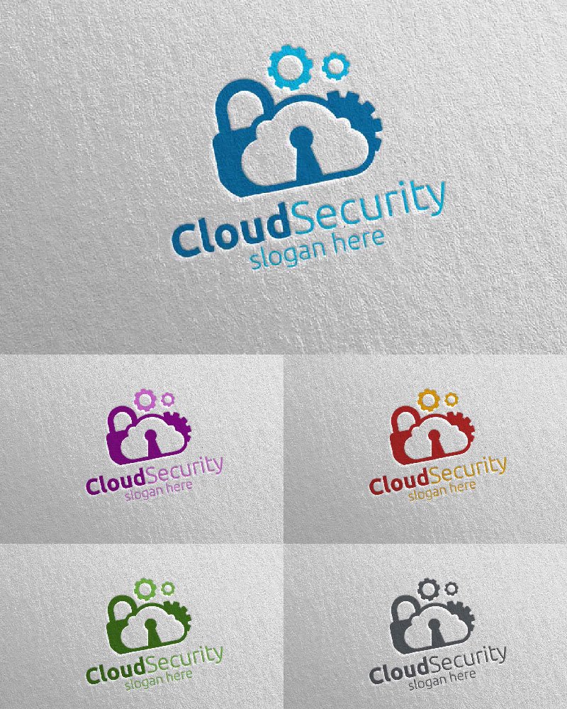 Kit Graphique #167891 Cloud Logo Divers Modles Web - Logo template Preview