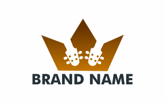 Guitar Crown Logo Template