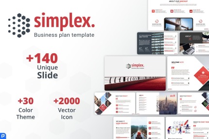 Template #167914 Plan Powerpoint Webdesign Template - Logo template Preview