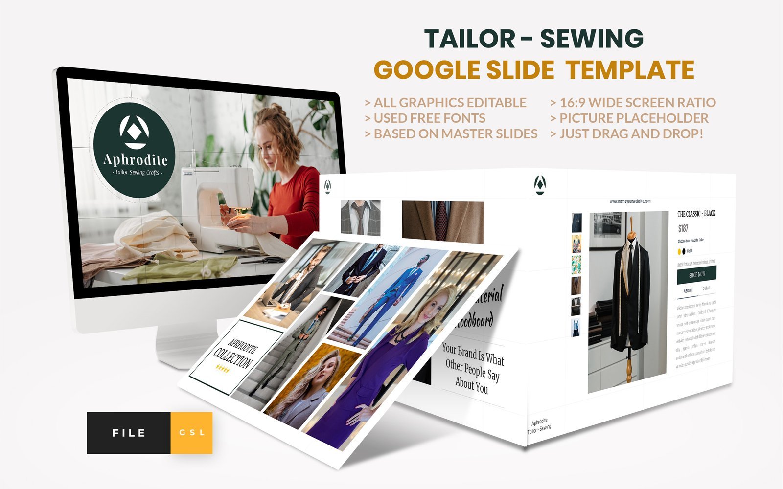 Template #167945 Sewing Clothes Webdesign Template - Logo template Preview