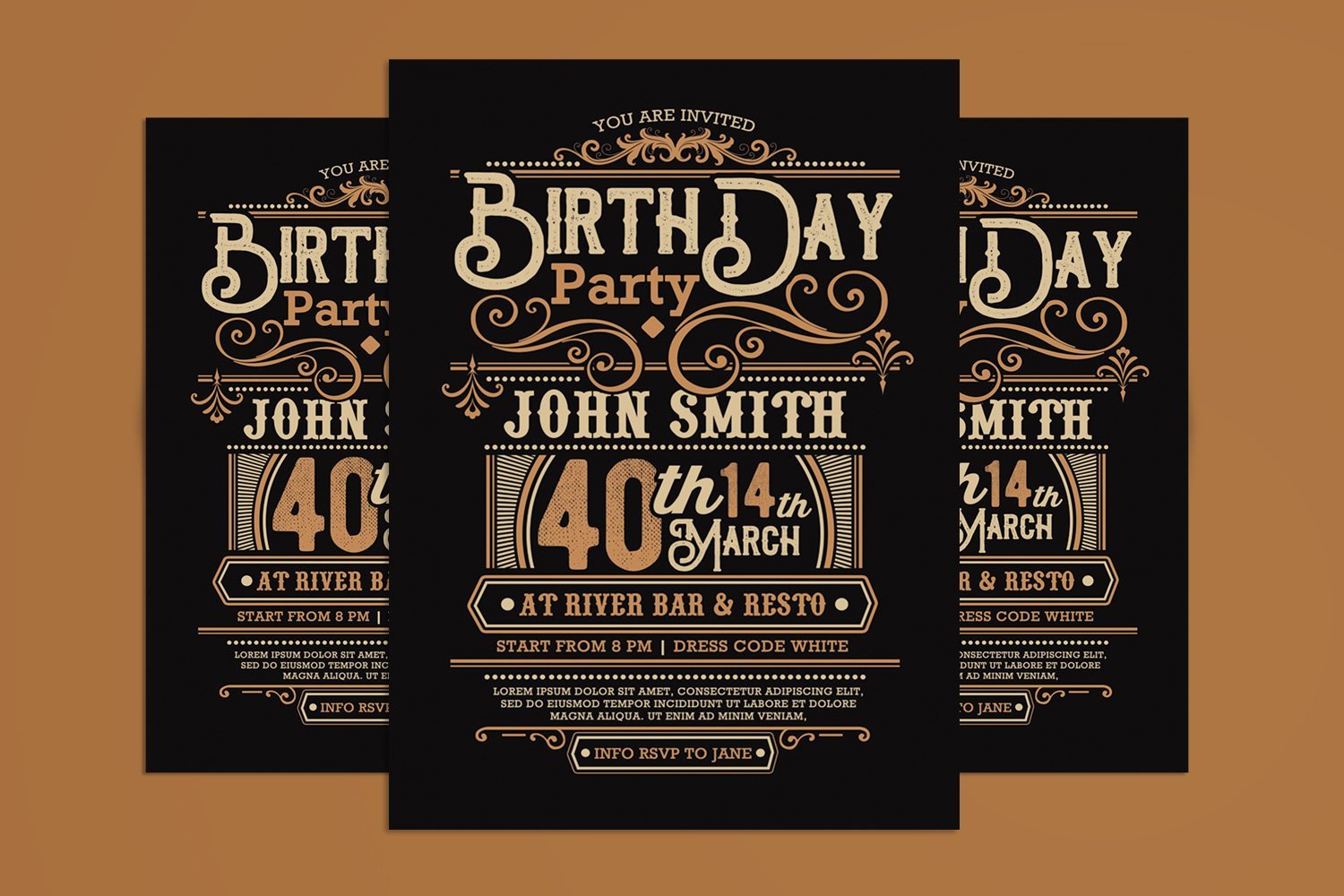 Template #167967 Greetings Birthday Webdesign Template - Logo template Preview