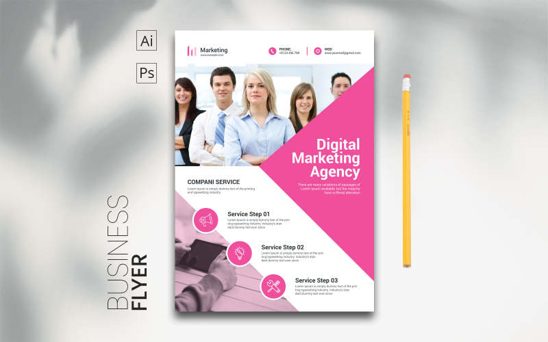 Corporate & Minimal Flyer Corporate Identity