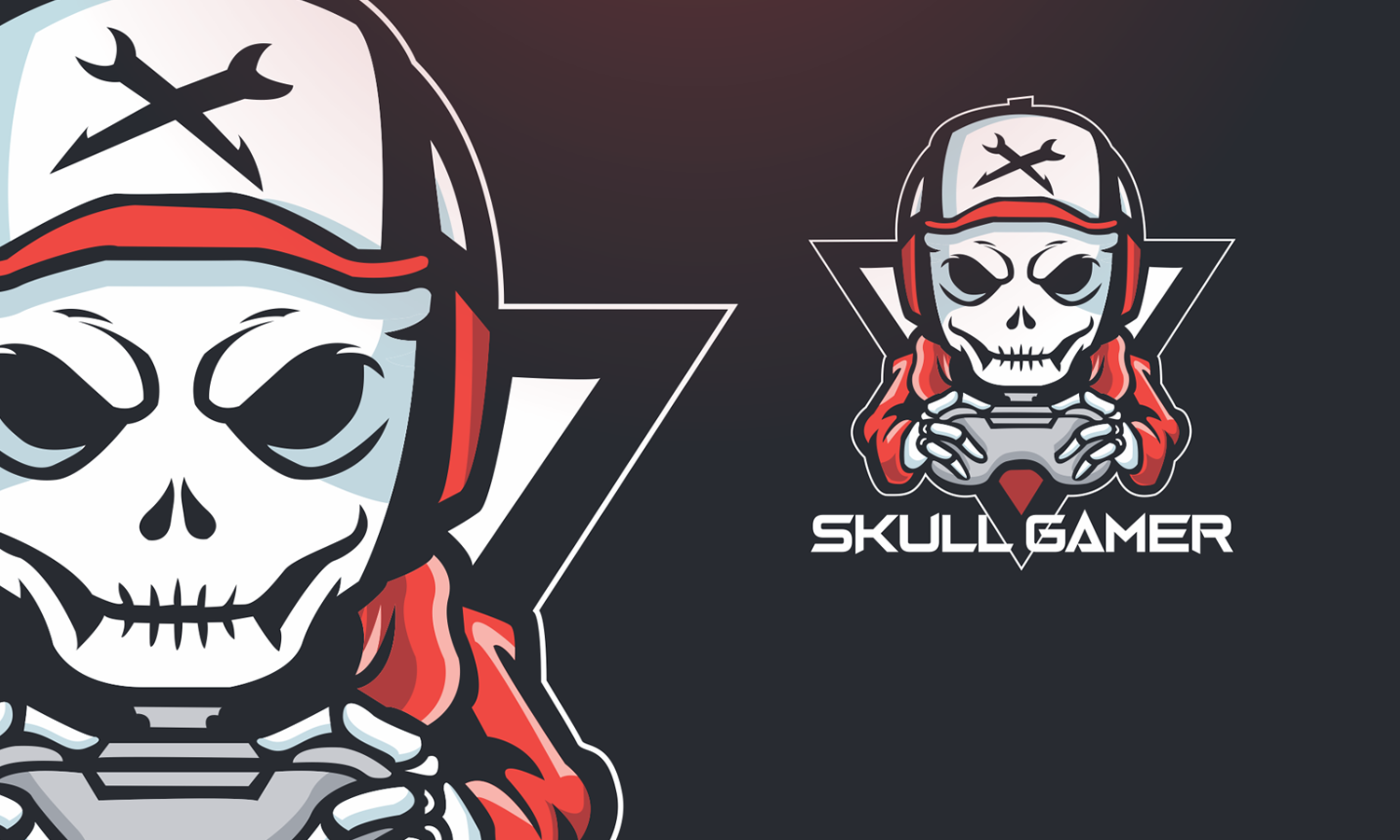 Skull Mascot Logo by Matt Kuks on Dribbble