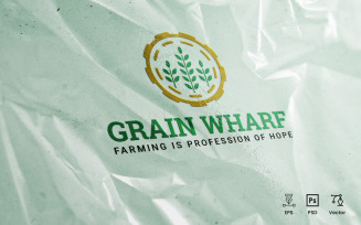 Grain Wharf Logo Template