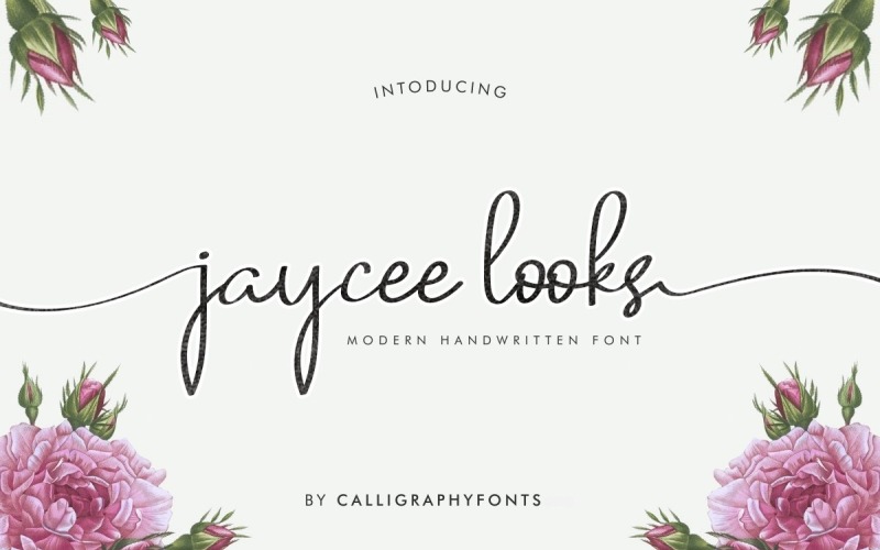 Jaycee Looks Handwriting Font