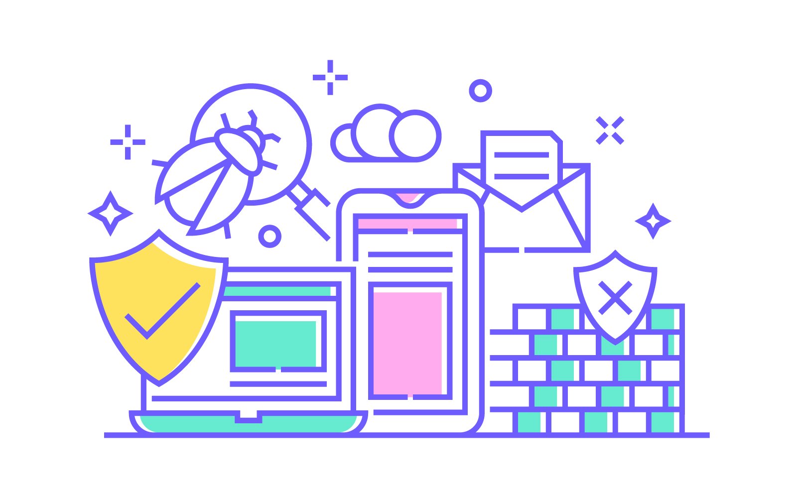 Kit Graphique #170305 Circuit Ordinateur Web Design - Logo template Preview