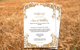 Free Wedding Invitation Corporate identity template