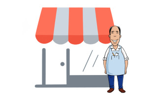 Shopkeeper - Illustration