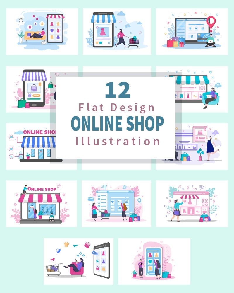 Kit Graphique #170502 Shopping Application Divers Modles Web - Logo template Preview