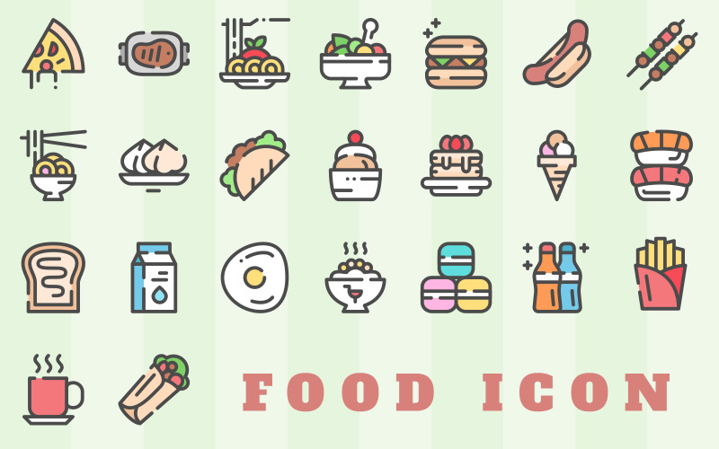 Food Icon Icon Set