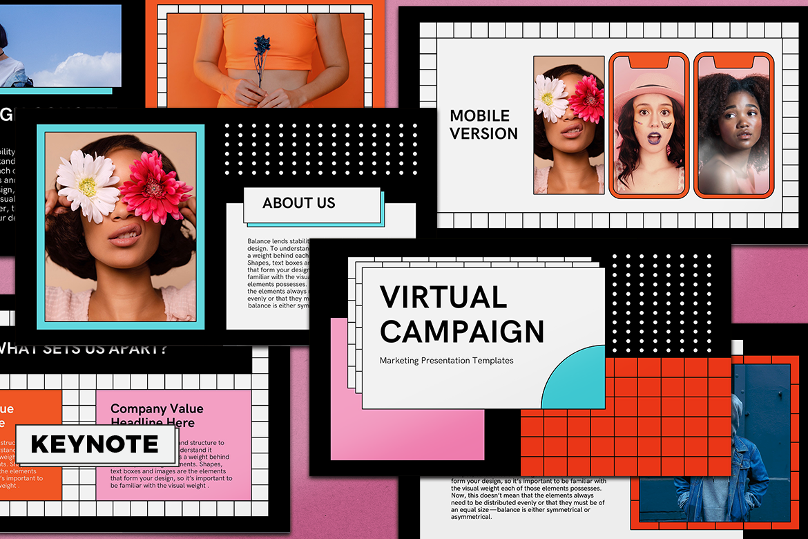 Kit Graphique #170615 Virtual Marketing Divers Modles Web - Logo template Preview