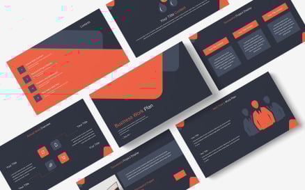 Business Work Plan PowerPoint Template