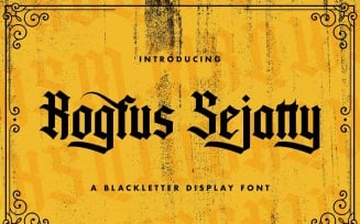 Rogfus Sejatty - Blackletter Font