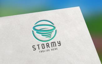 Stormy Logo template