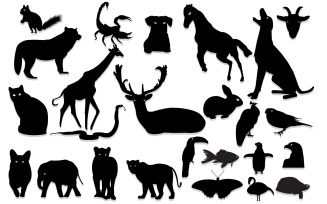 Animal - Vector Image Silhouettes Pack