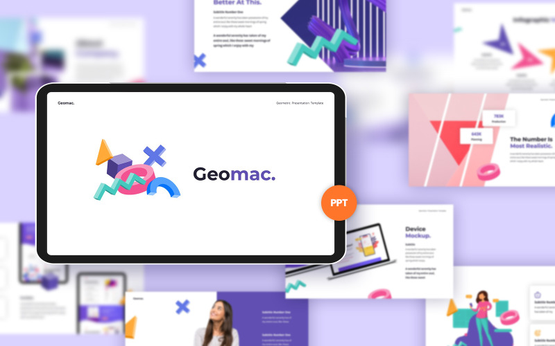 Geomac Creative PowerPoint template PowerPoint Template