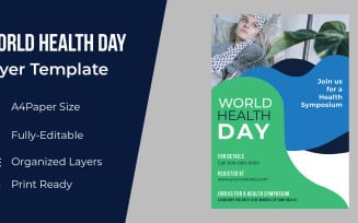 International World Health Day Poster Corporate Identity