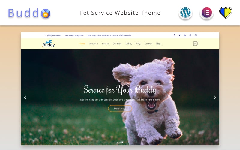 Template #170963 Animal Service Webdesign Template - Logo template Preview
