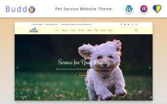 Buddy - Pet Service Website Elementor WordPress theme