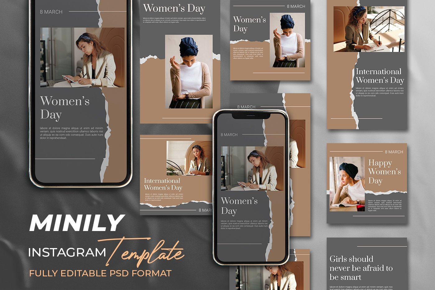 Kit Graphique #171056 Instagram Female Divers Modles Web - Logo template Preview