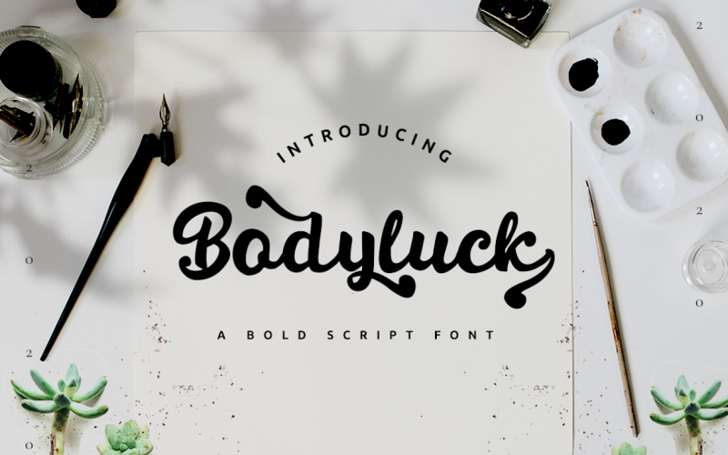 Bodyluck - Bold Cursive Font