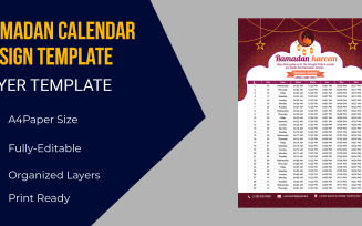 Sehri, Ifter time Schedule Prayer times in Ramadan Corporate identity template