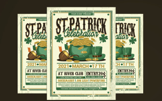St Patrick Day Celebration Flyer - Corporate Identity Template