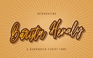 Barista Heraly - Handwritten Font