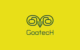 Goat - Tech Line Logo template
