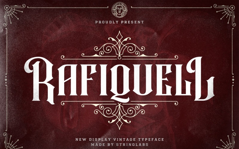 Rafiquell - Victorian Decorative Font