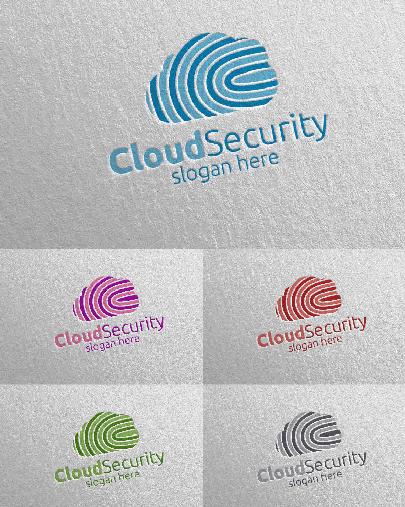 Kit Graphique #171487 Cloud Logo Divers Modles Web - Logo template Preview