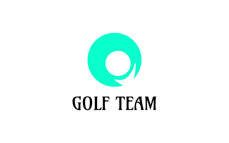 Golf - Letter O Logo Logo Template