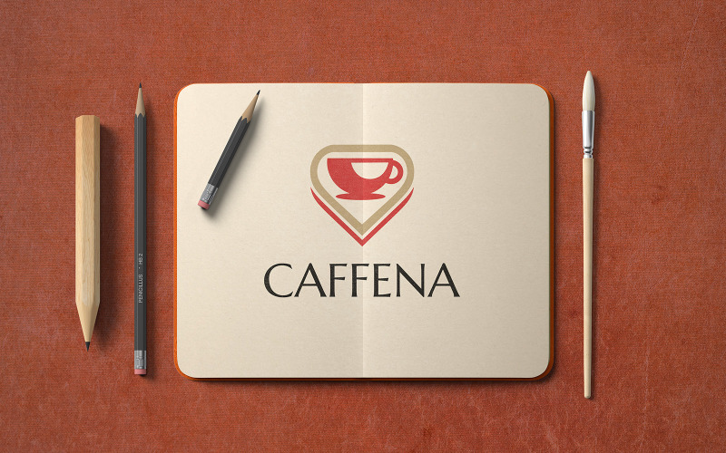 Caffena Logo Design Logo Template