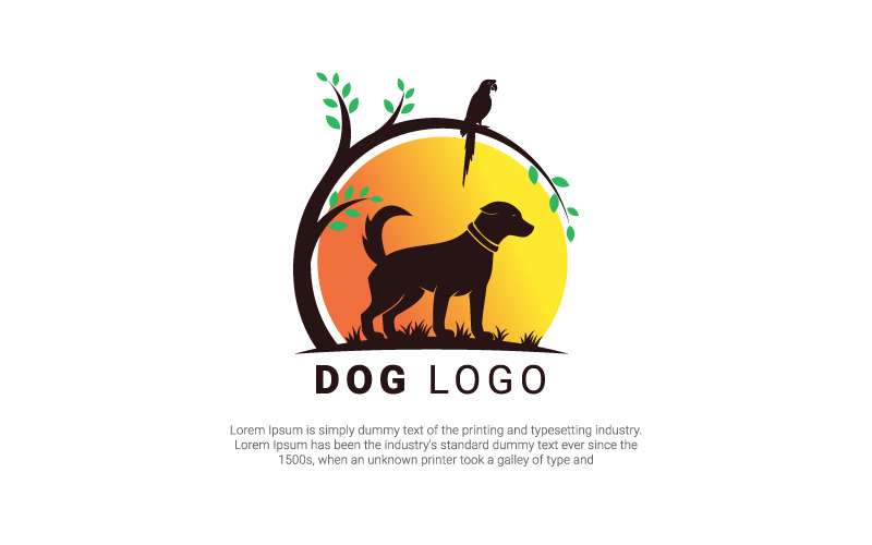 Dog Logo Logo Template